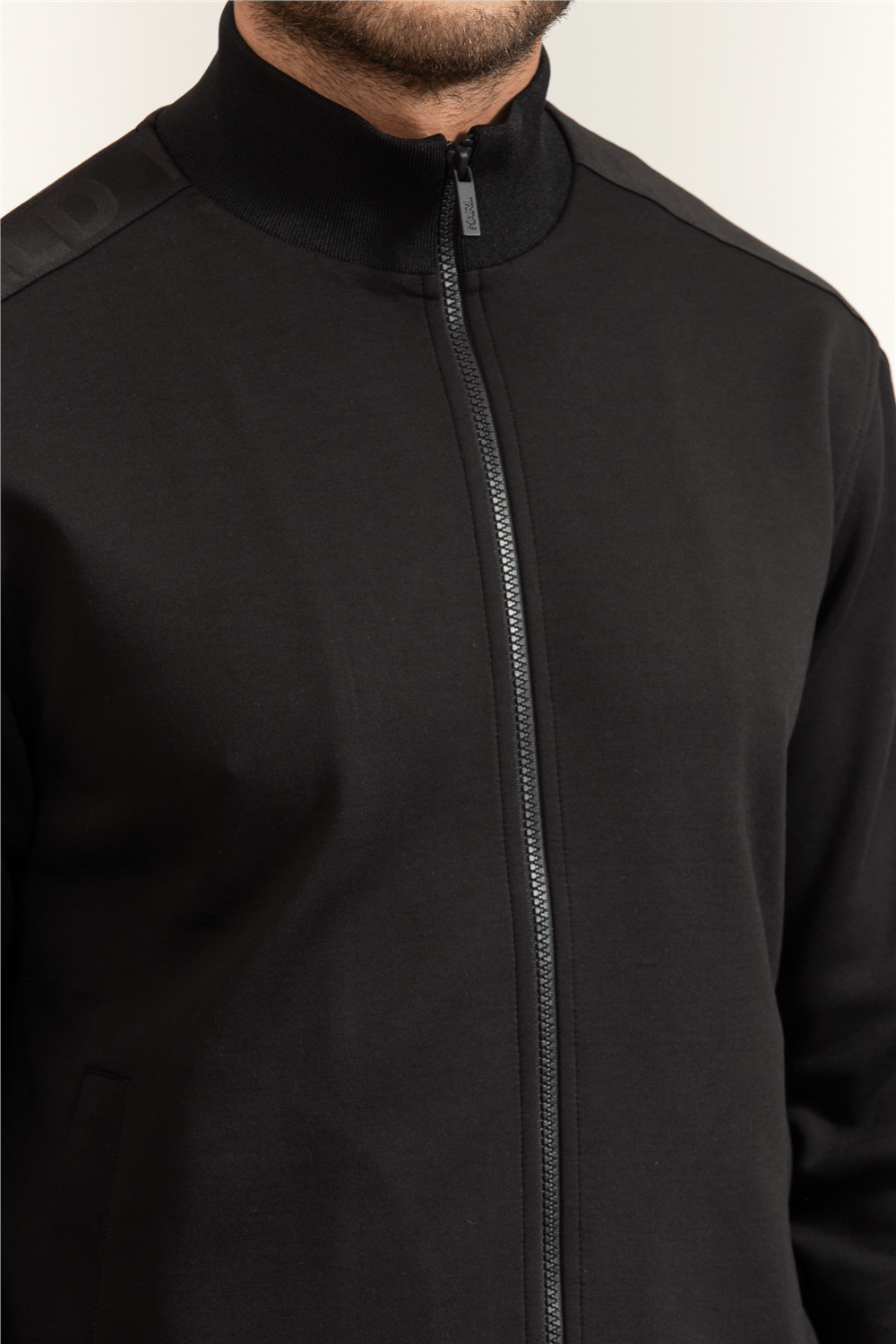 Karl Lagerfeld Erkek Fermuarlı Sweatshirt