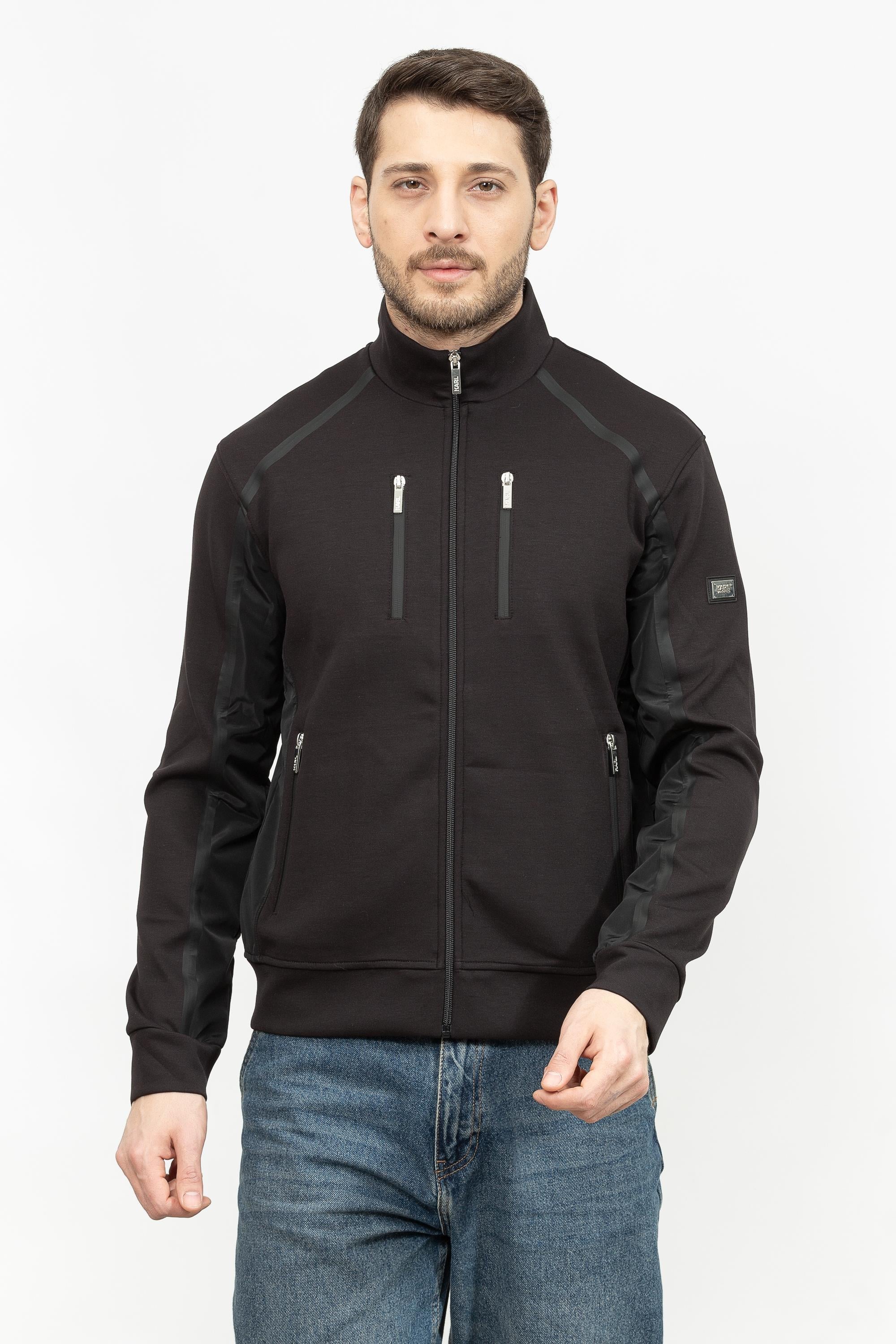 Karl Lagerfeld Erkek Fermuarlı Sweatshirt