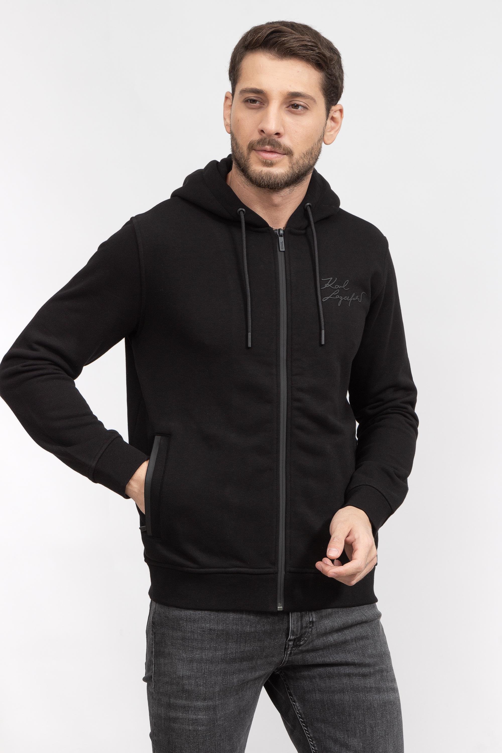 Karl Lagerfeld Erkek Fermuarlı Sweatshirt
