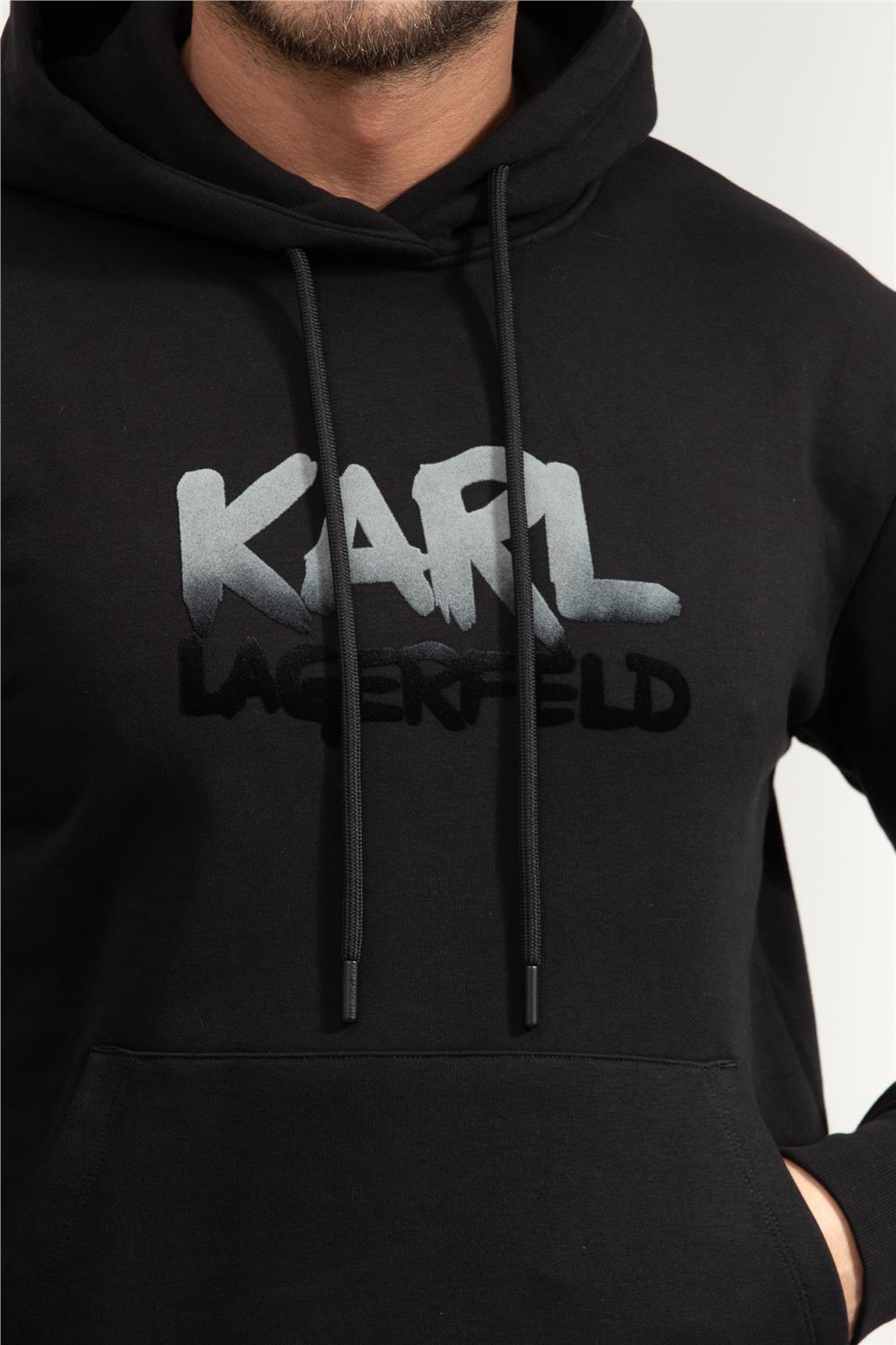 Karl Lagerfeld Erkek Kapüşonlu Sweatshirt