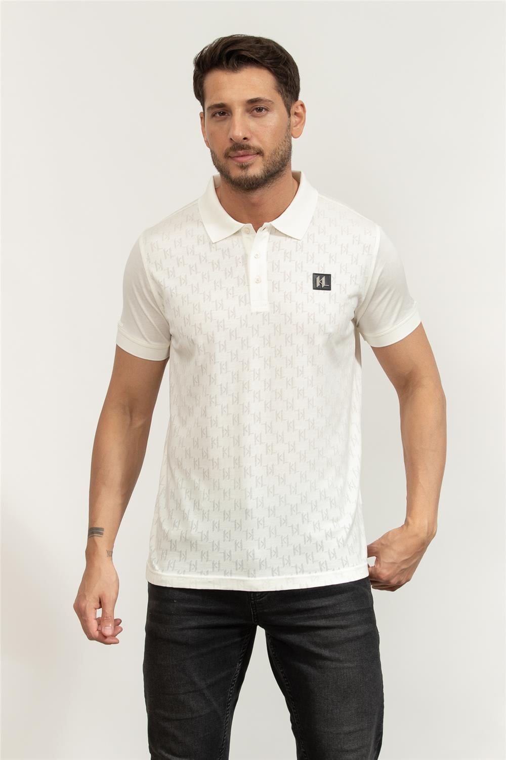 Karl Lagerfeld Erkek Polo Yaka T-Shirt