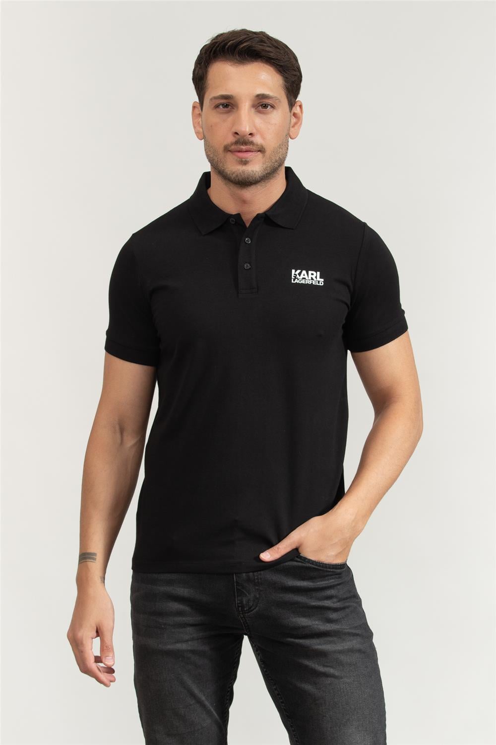 Karl Lagerfeld Erkek Polo Yaka T-Shirt