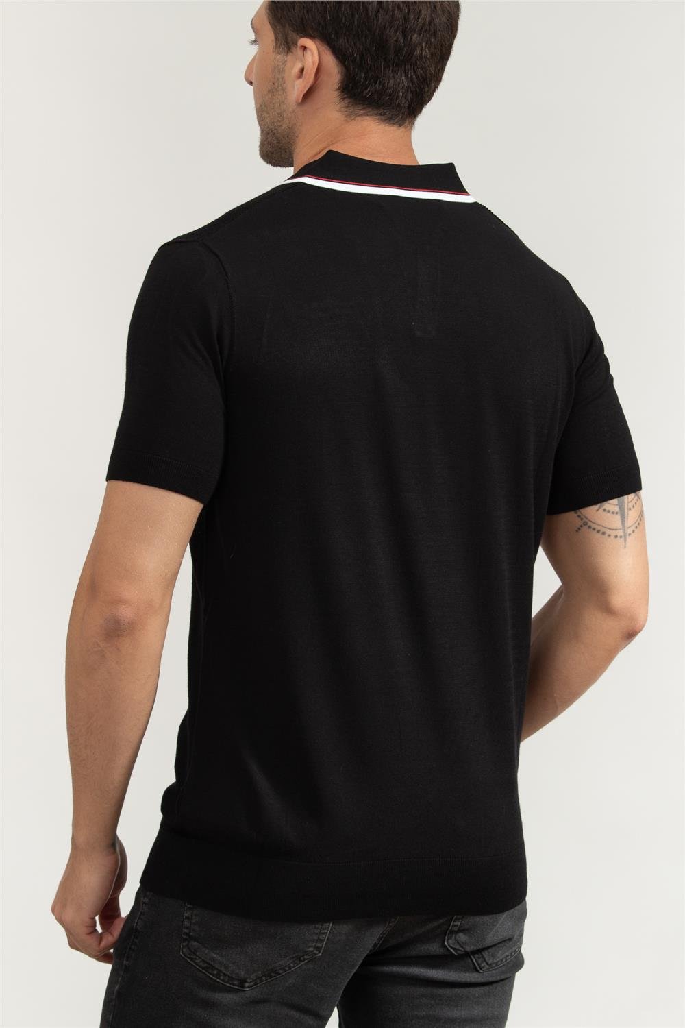 Karl Lagerfeld Erkek Polo Yaka Triko