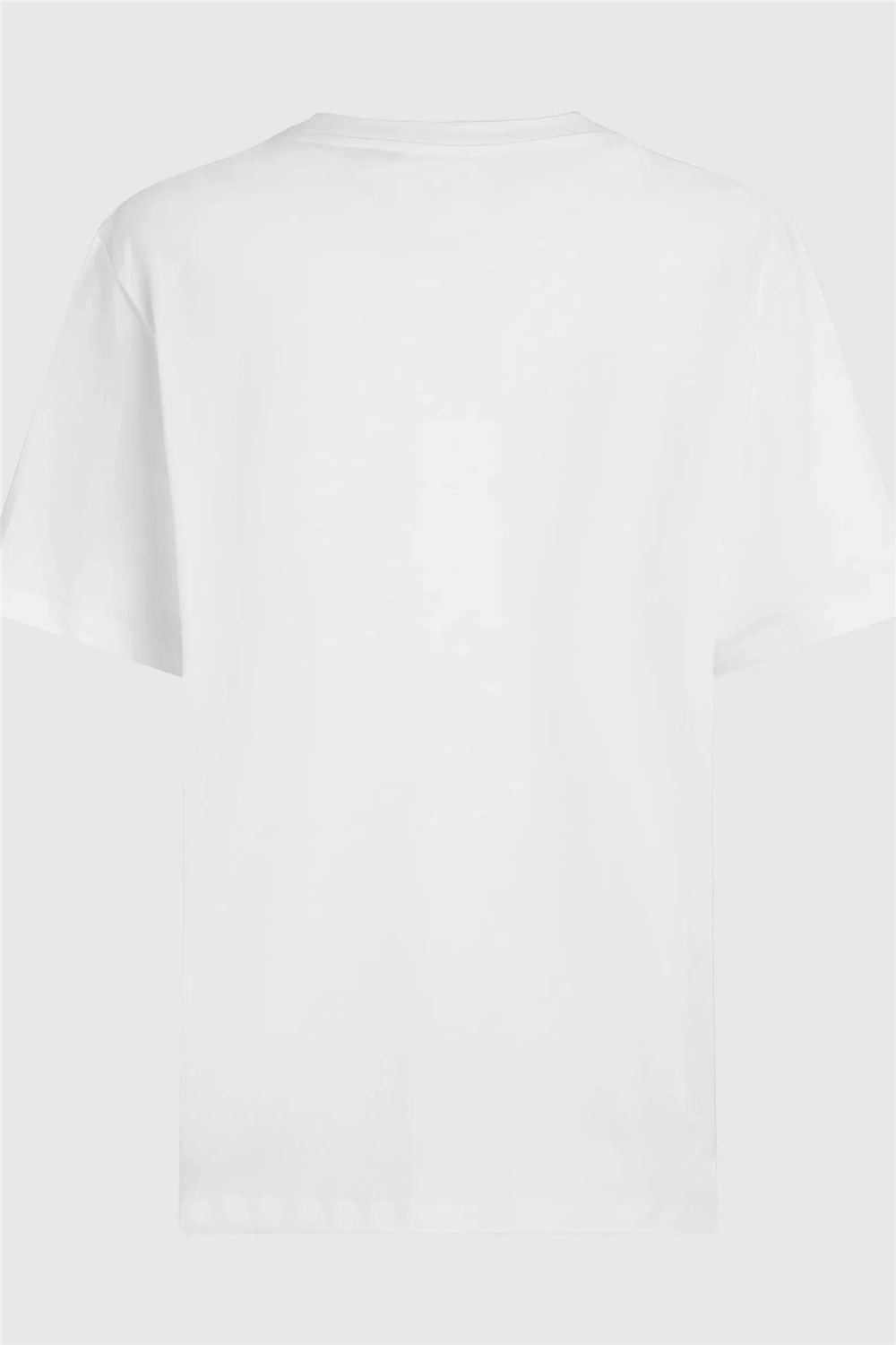Karl Lagerfeld Essential Relaxed T-Shirt Kadın Bisiklet Yaka T-Shirt Beyaz