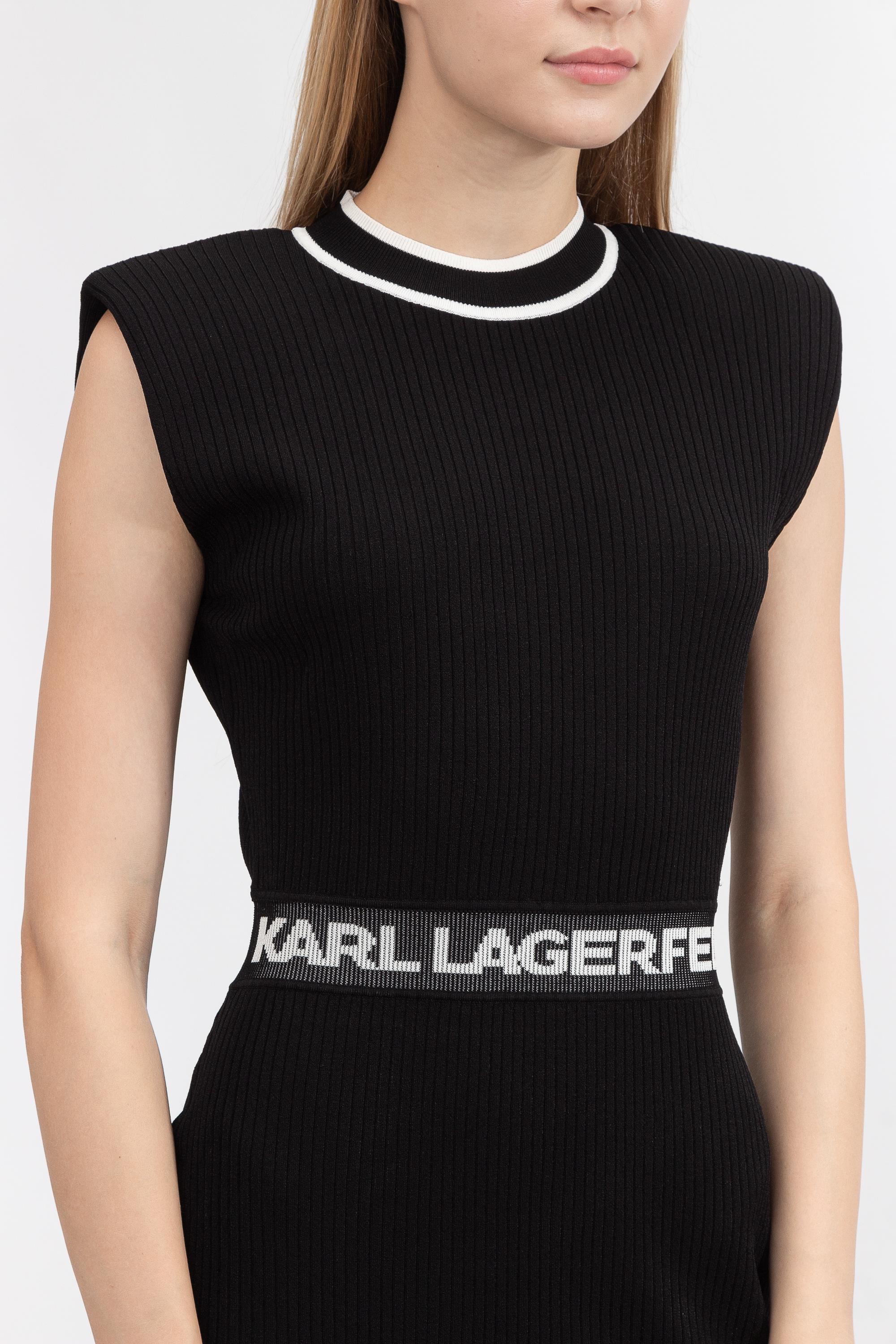 Karl Lagerfeld High Neck Kadın Elbise