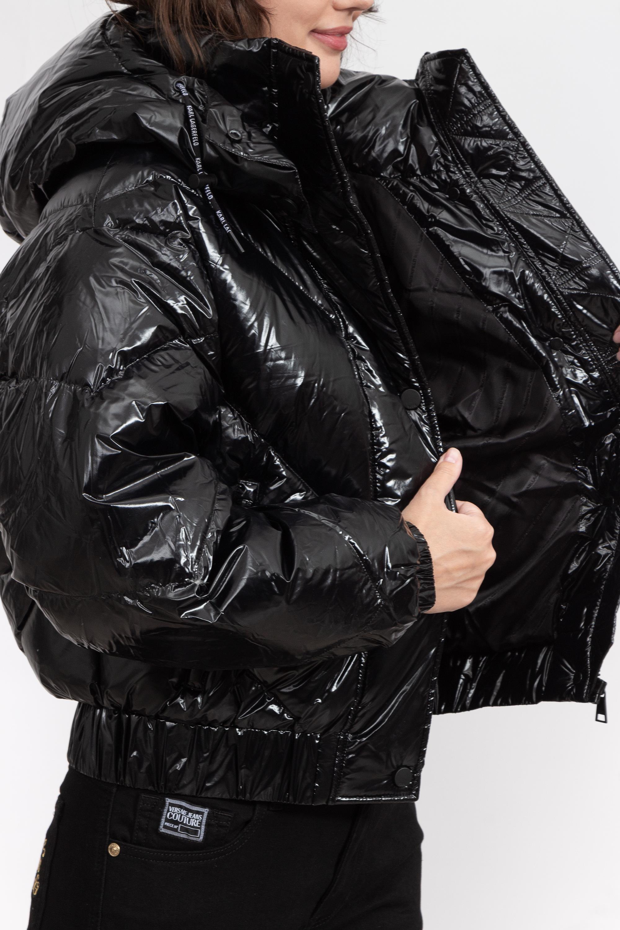 Karl Lagerfeld High Shine Kadın Mont