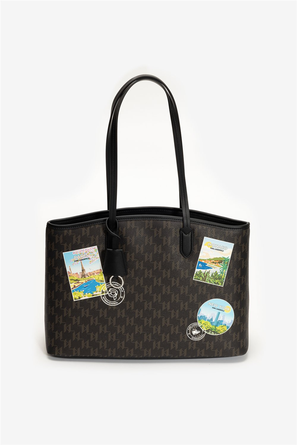 Karl Lagerfeld Ikon Monogram CC MD Tote Kadın Omuz Çantası