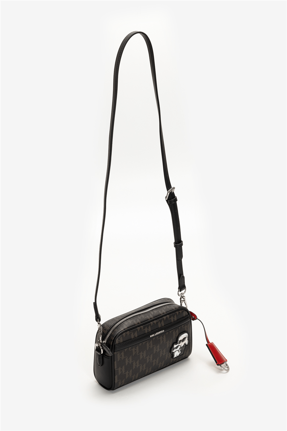 Karl Lagerfeld Ikon Monogram CC Slim Cmb Kadın Mini Omuz Çantası