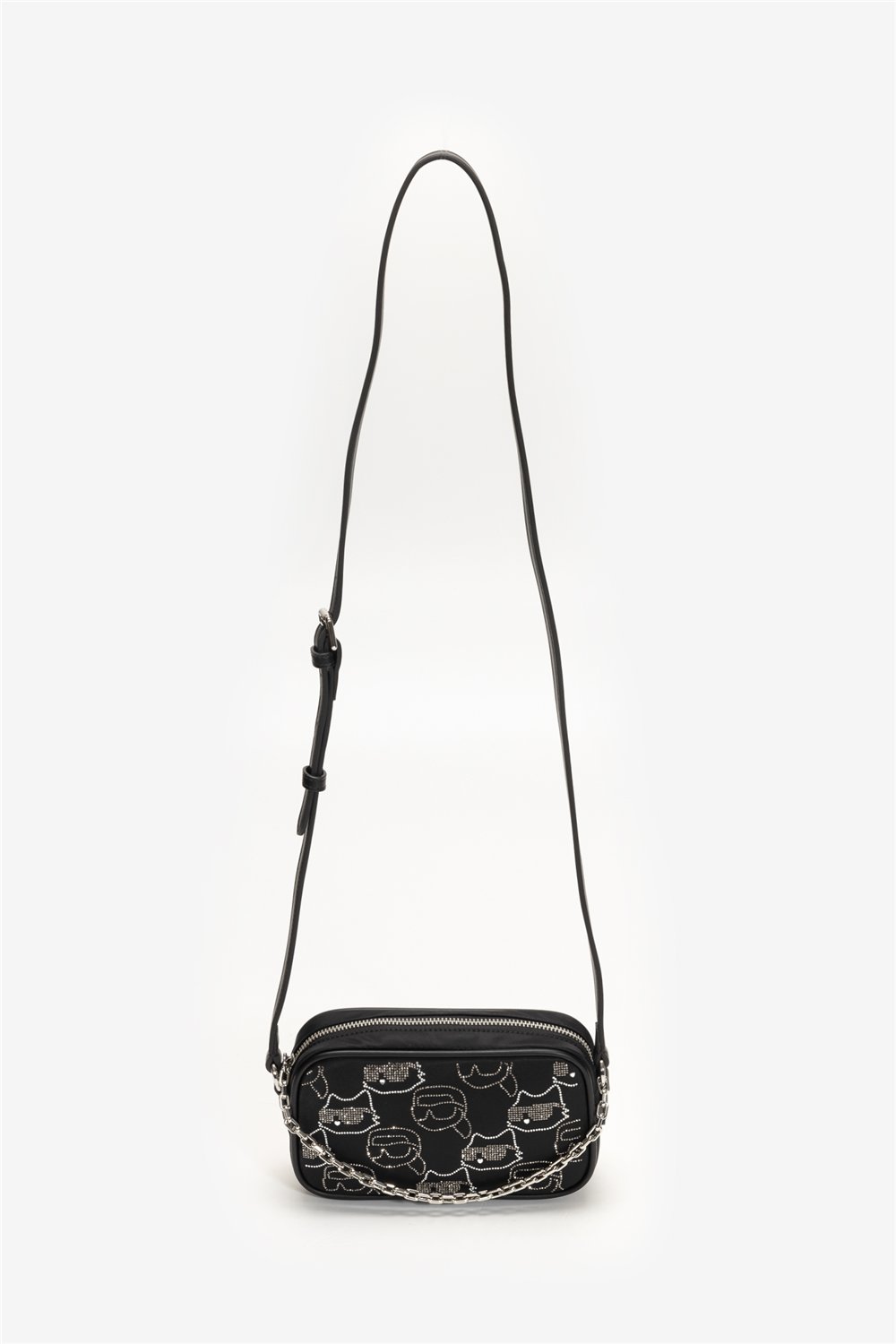 Karl Lagerfeld Ikon Nylon Kadın Mini Omuz Çantası