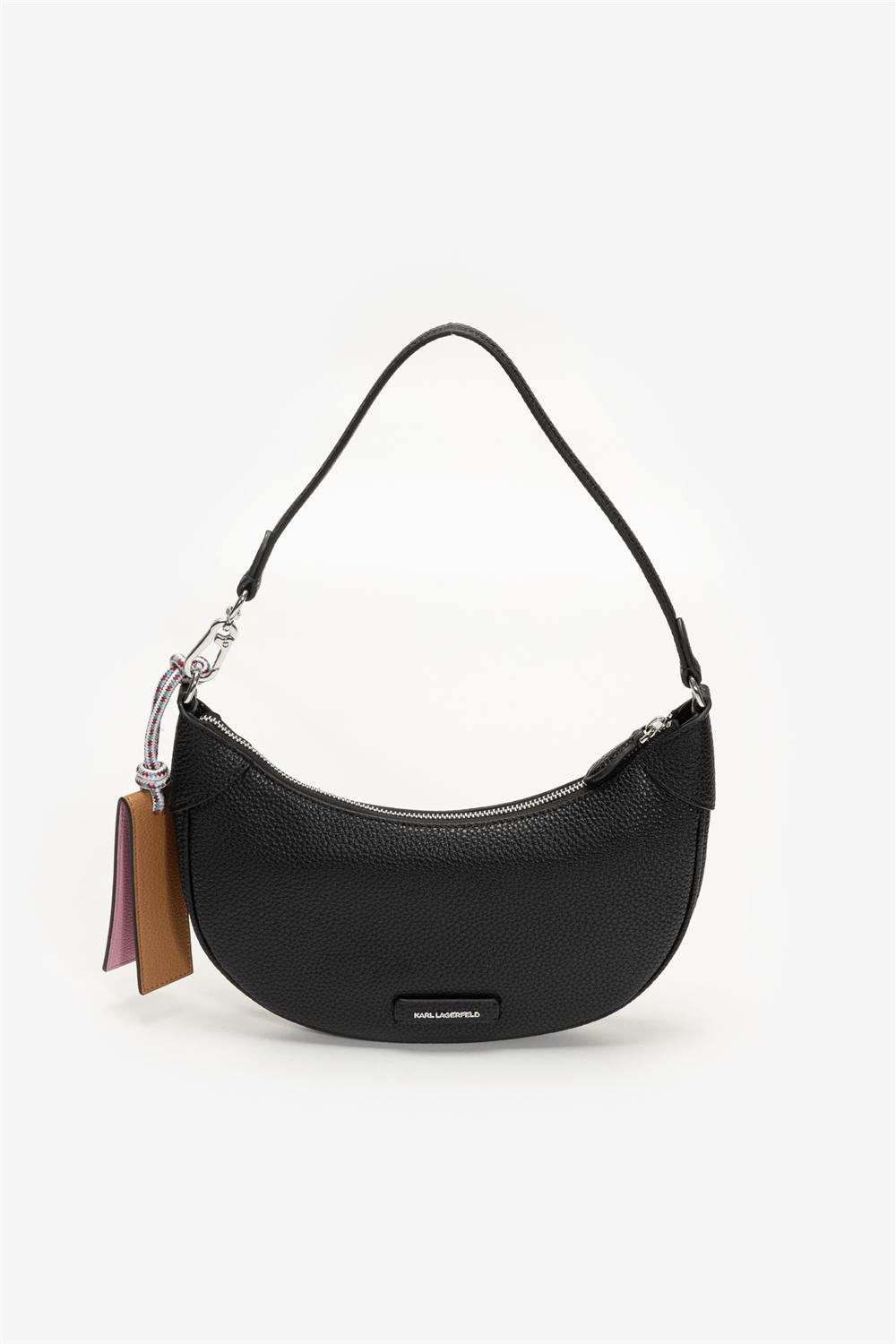 Karl Lagerfeld Ikon Pebble Half Kadın Mini Omuz Çantası