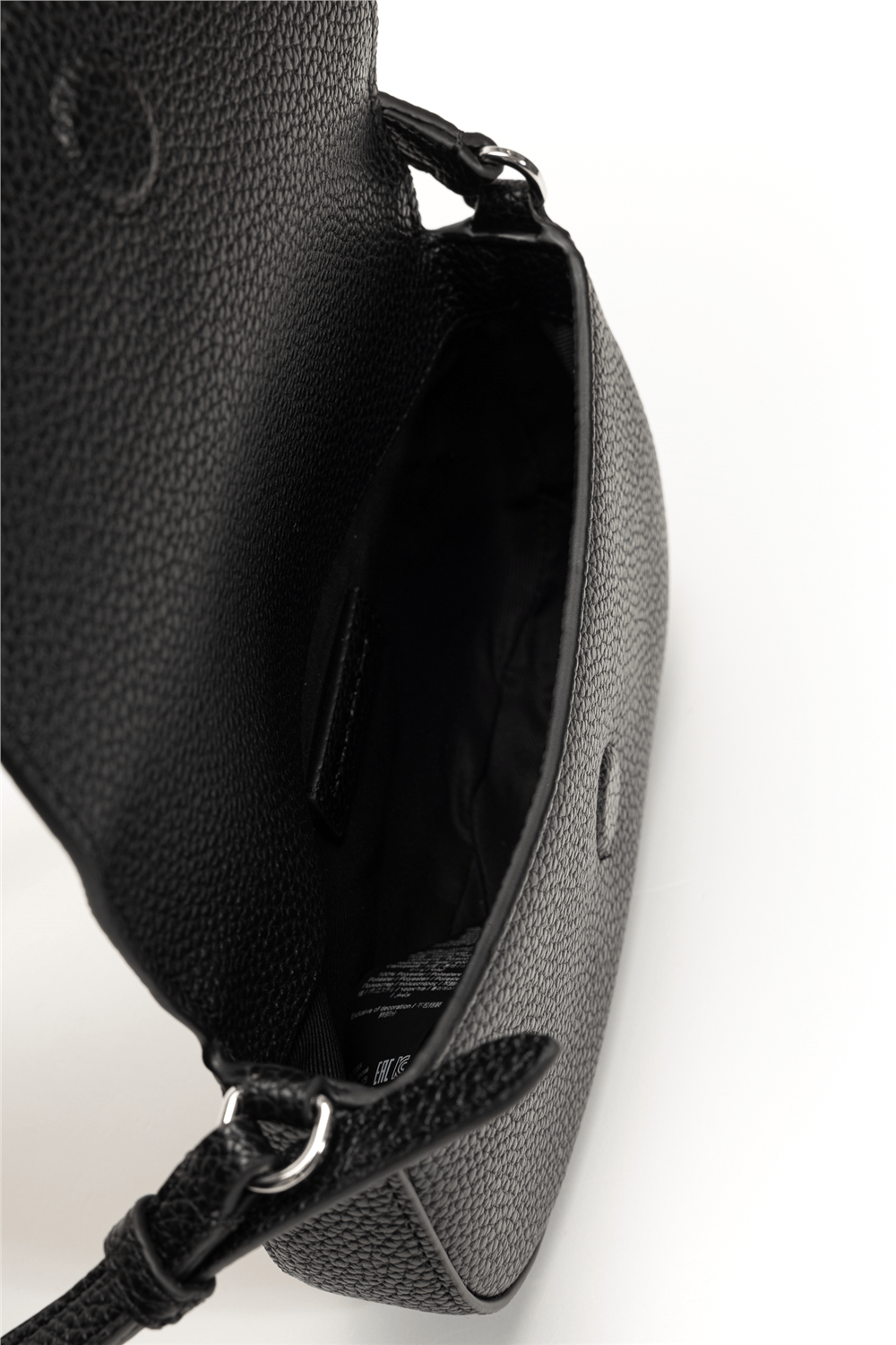 Karl Lagerfeld Ikon Pebble Pin Flap Kadın Mini Omuz Çantası