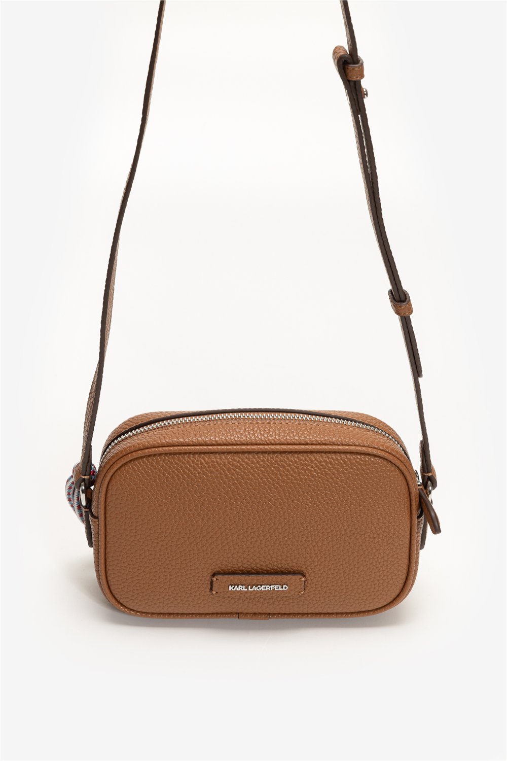 Karl Lagerfeld Ikon Pebble Slim Kadın Mini Omuz Çantası