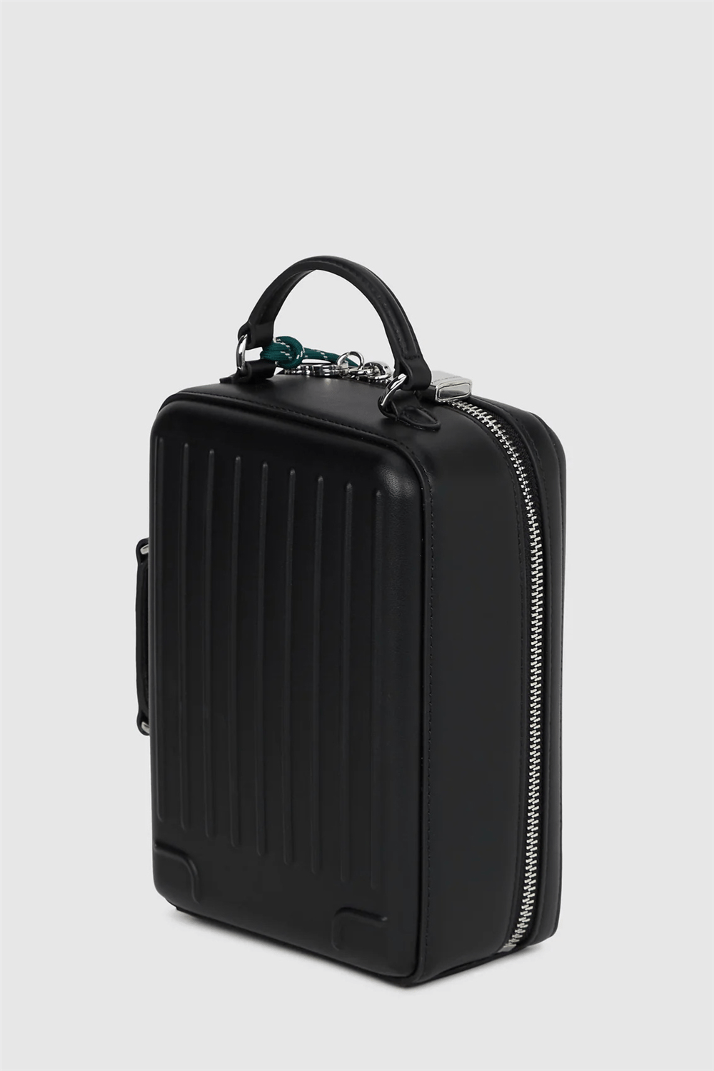 Karl Lagerfeld Ikon Suitcase Crossbody Kadın Omuz Çantası Siyah