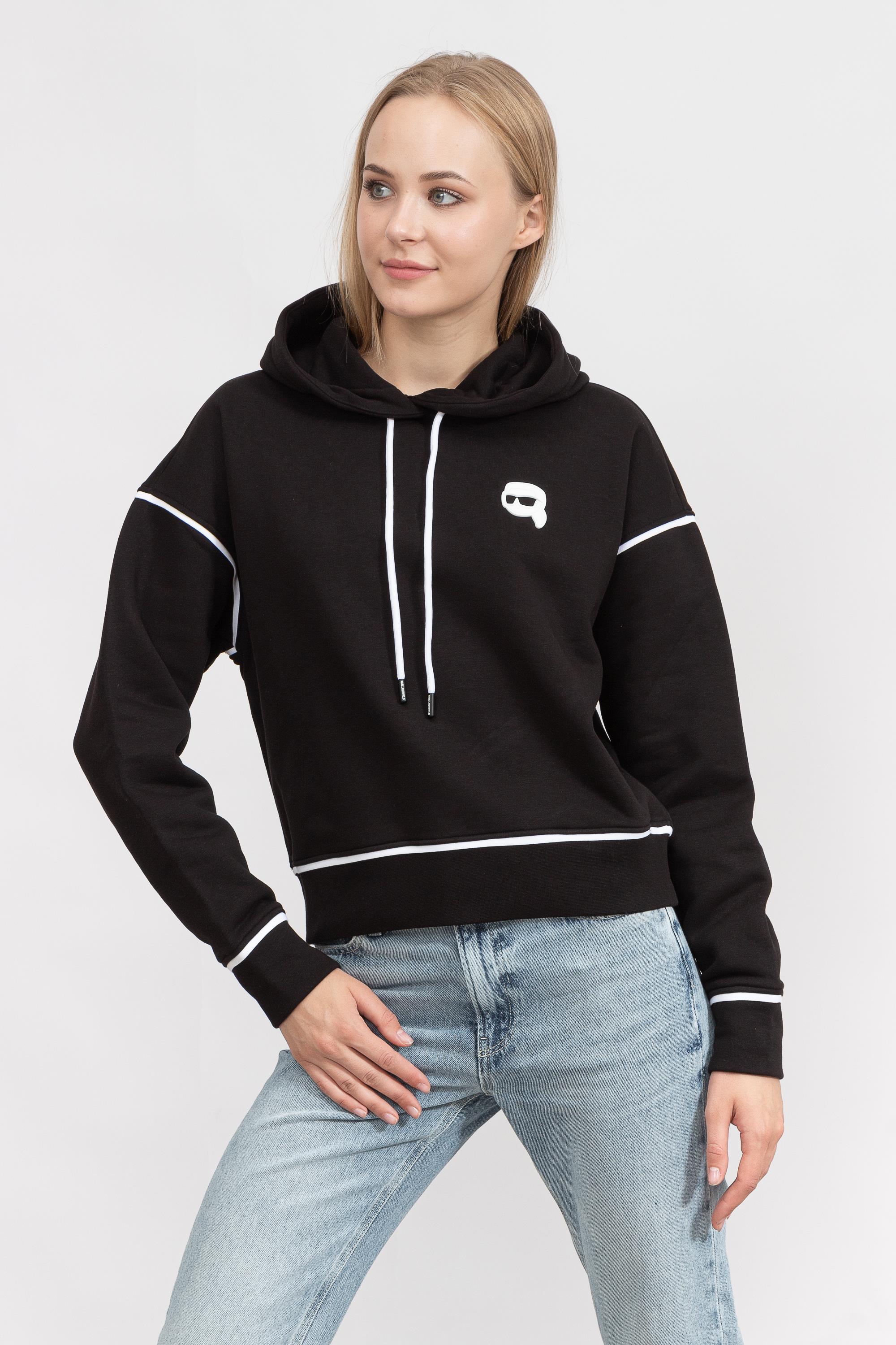 Karl Lagerfeld Ikonik Kadın Kapüşonlu Sweatshirt