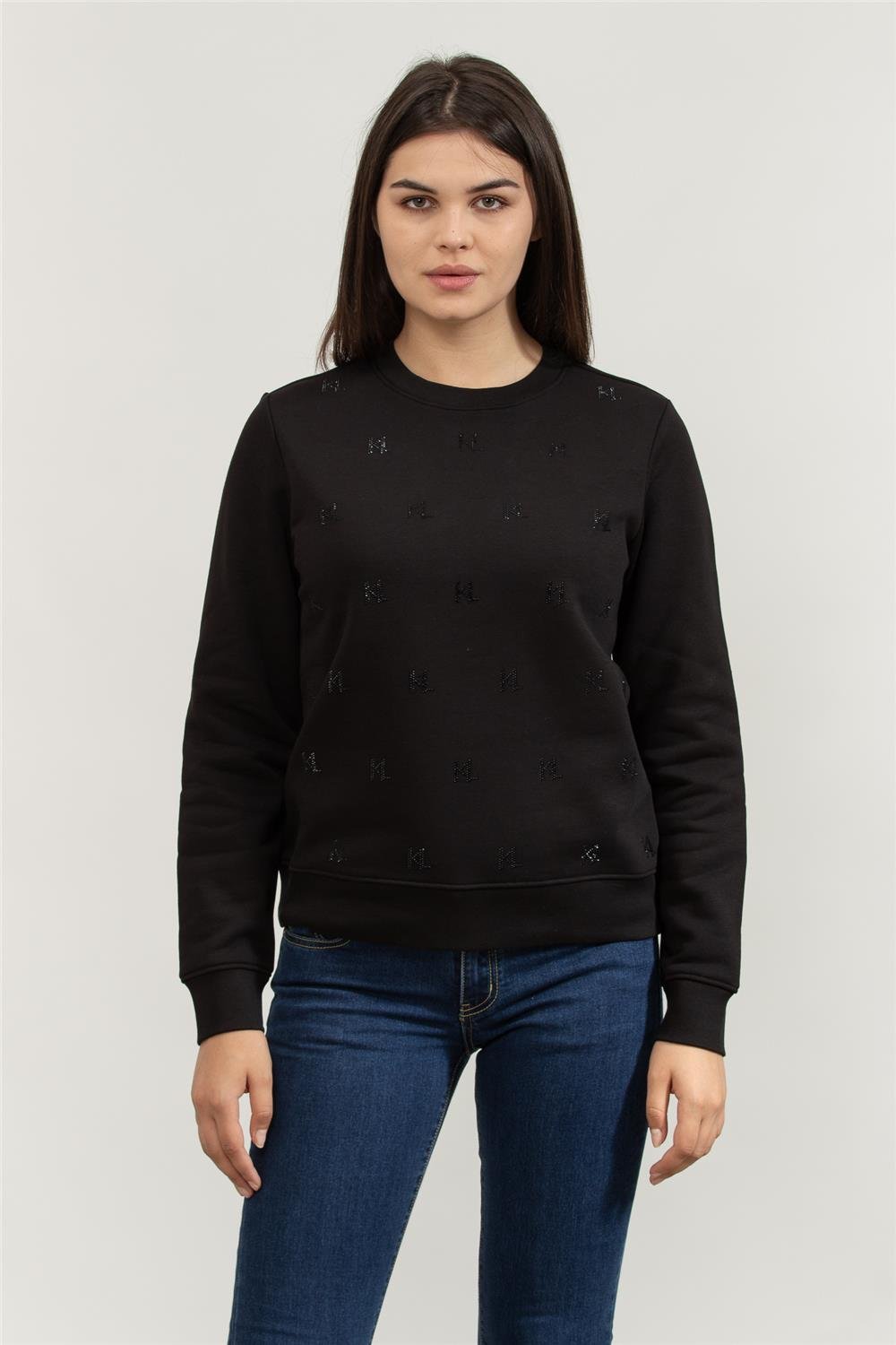 Karl Lagerfeld Kadın Bisiklet Yaka Sweatshirt