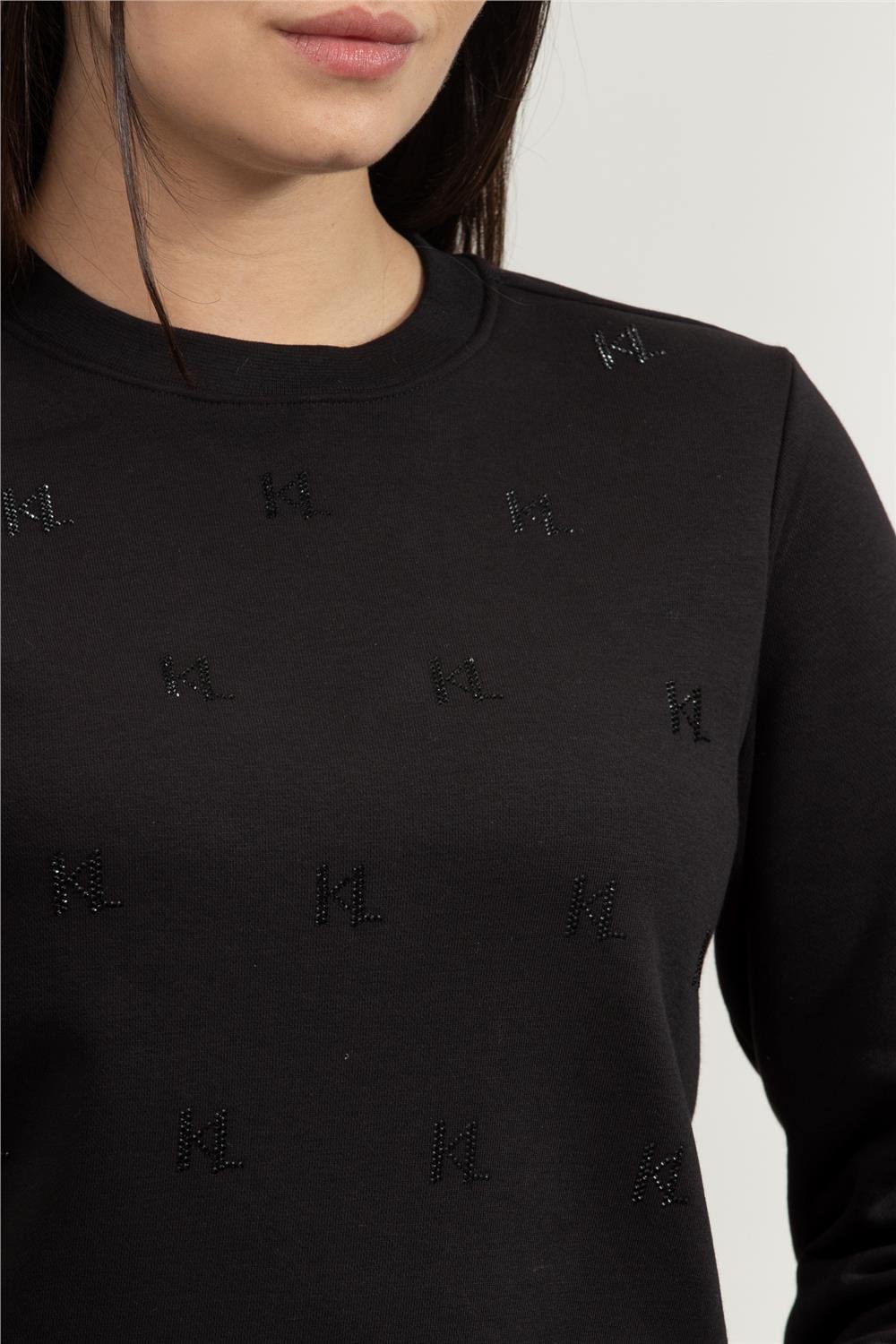 Karl Lagerfeld Kadın Bisiklet Yaka Sweatshirt