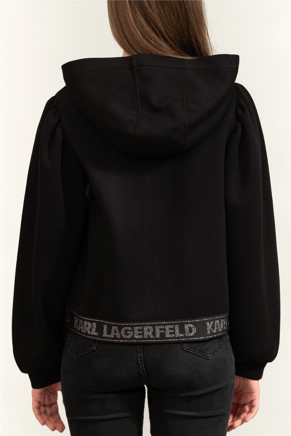 Karl Lagerfeld Kadın Fermuarlı Sweatshirt