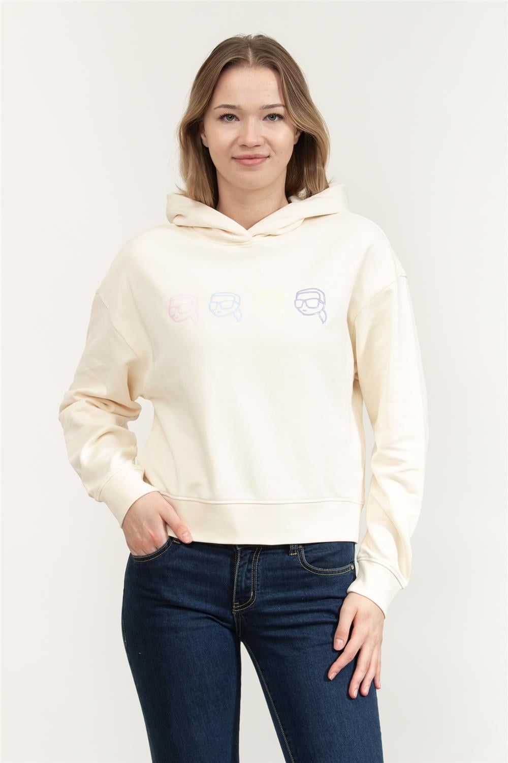 Karl Lagerfeld Kadın Kapüşonlu Sweatshirt