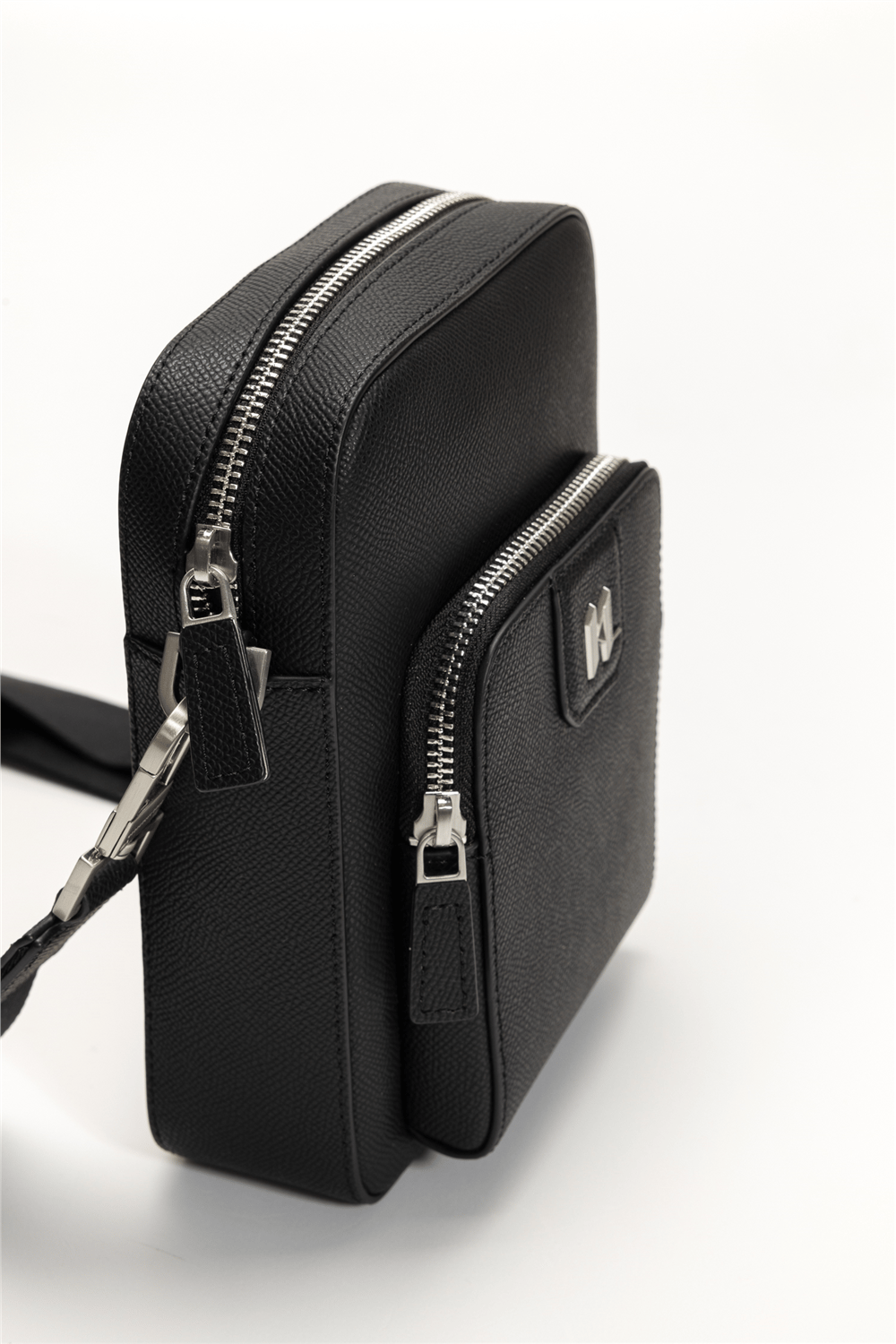 Karl Lagerfeld K/Monogram Leather Erkek Reporter Çanta