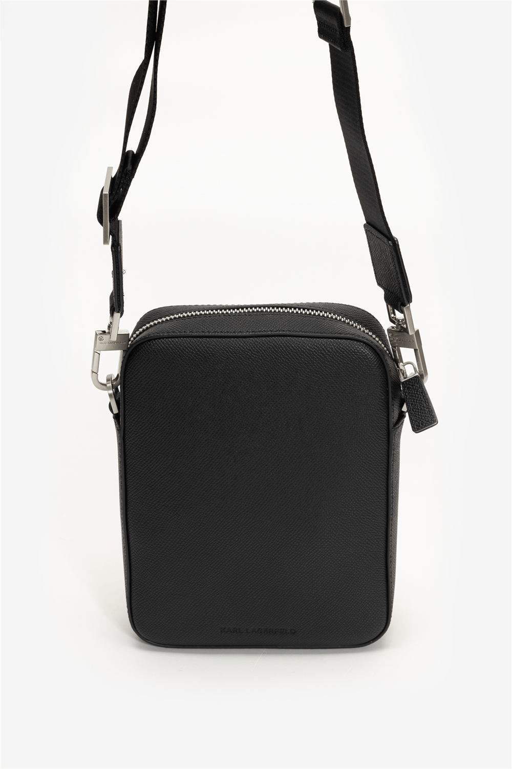 Karl Lagerfeld K/Monogram Leather Erkek Reporter Çanta