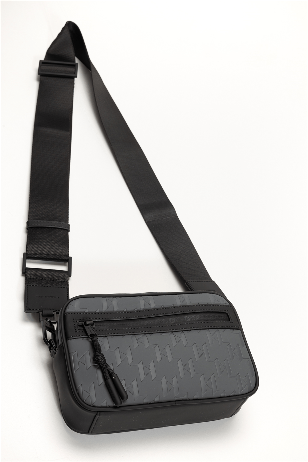 Karl Lagerfeld K/Monogram Weatherproof Erkek Reporter Çanta