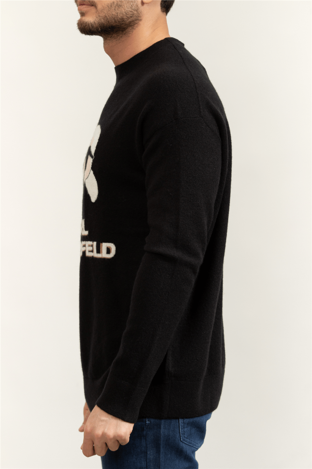Karl Lagerfeld Knit Crewneck Erkek Triko