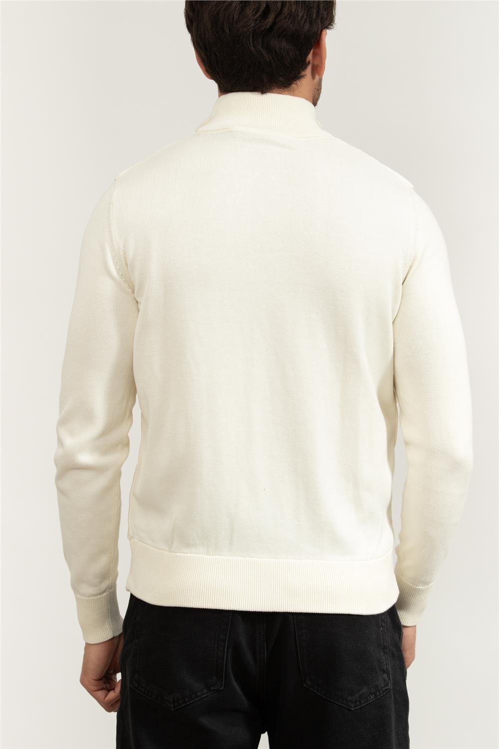 Karl Lagerfeld Knit Zip Jacket Erkek Mont