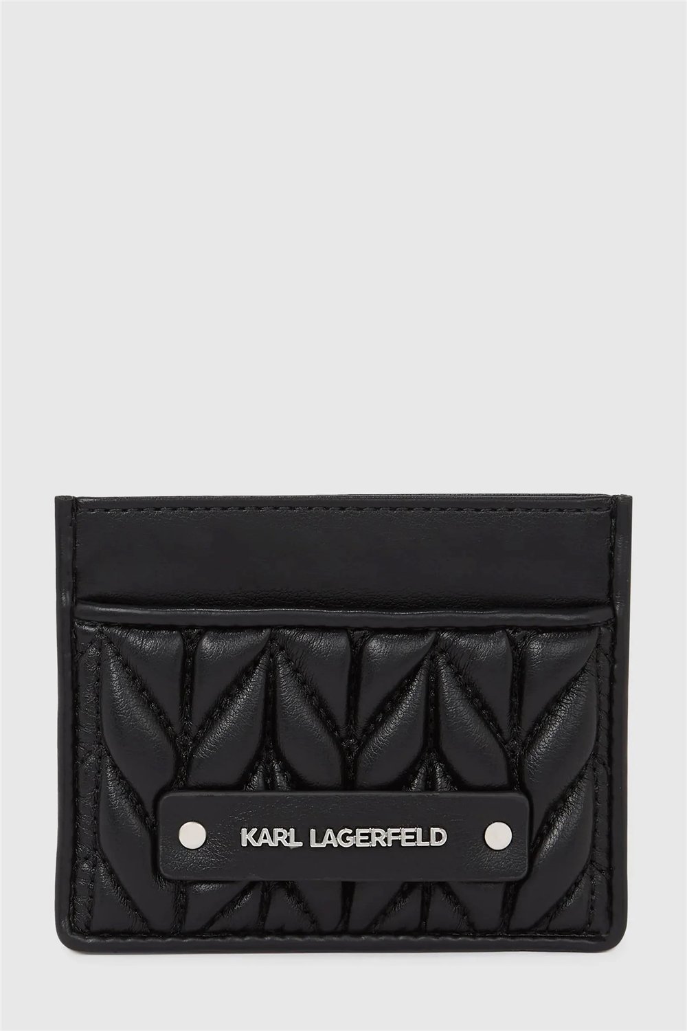 Karl Lagerfeld K/Weave Cardholder Kadın Kartlık Siyah
