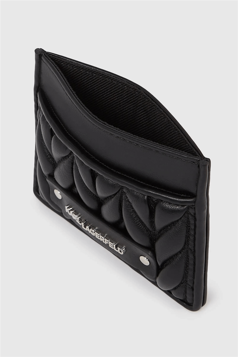 Karl Lagerfeld K/Weave Cardholder Kadın Kartlık Siyah