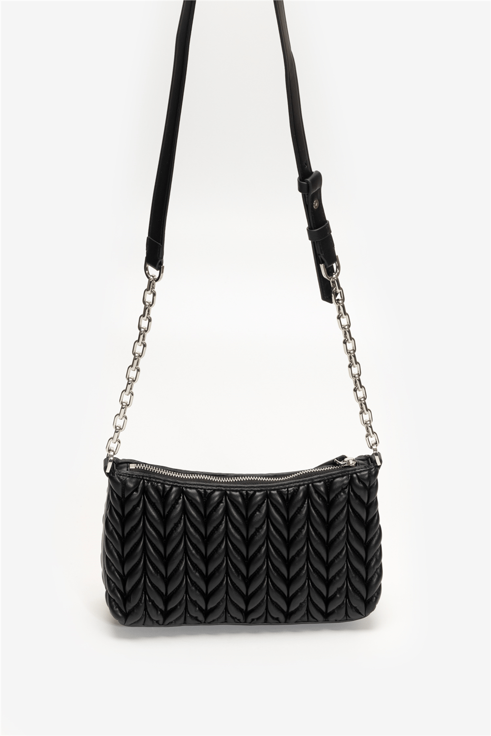 Karl Lagerfeld K/Weave SM Zip Crossbody Kadın Mini Omuz Çantası