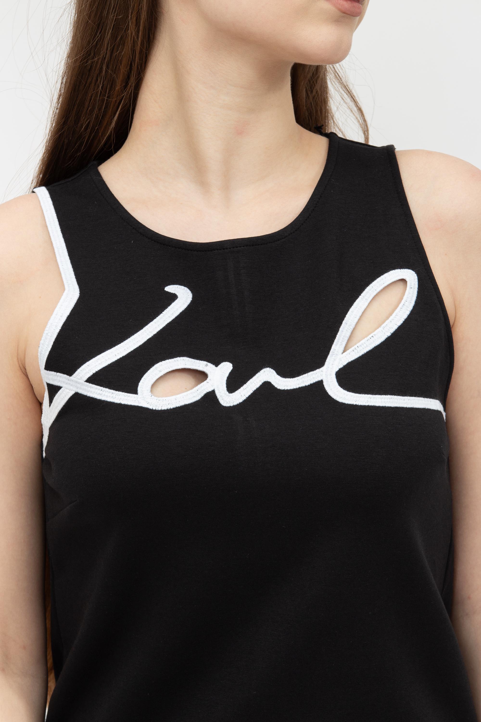 Karl Lagerfeld Logo Kadın Elbise