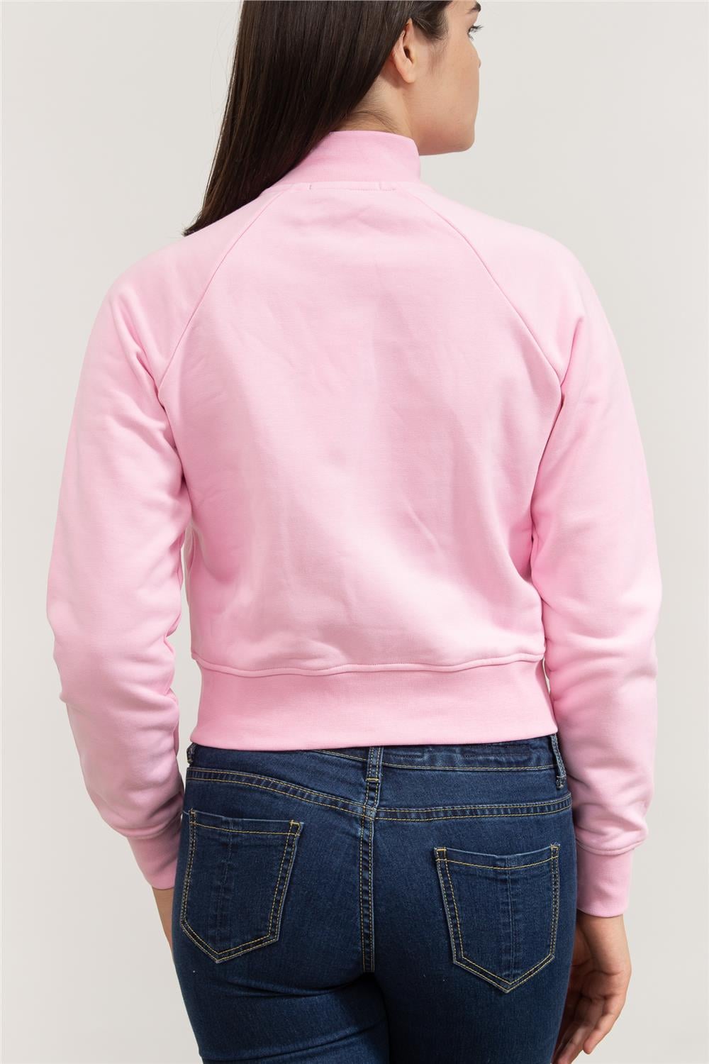 Karl Lagerfeld Logo Kadın Fermuarlı Sweatshirt
