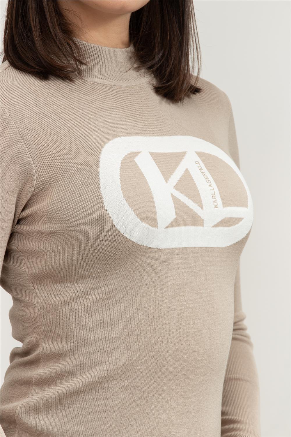 Karl Lagerfeld Logo Kadın Triko
