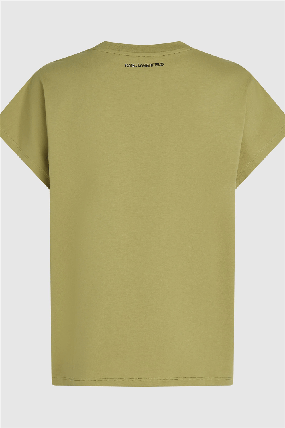 Karl Lagerfeld Rsg Glitter Relaxed Kadın Bisiklet Yaka T-Shirt Çok Renkli