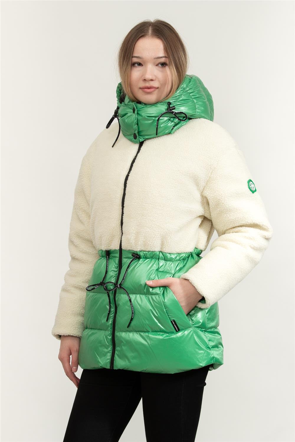 Karl Lagerfeld Shearling Kadın Mont