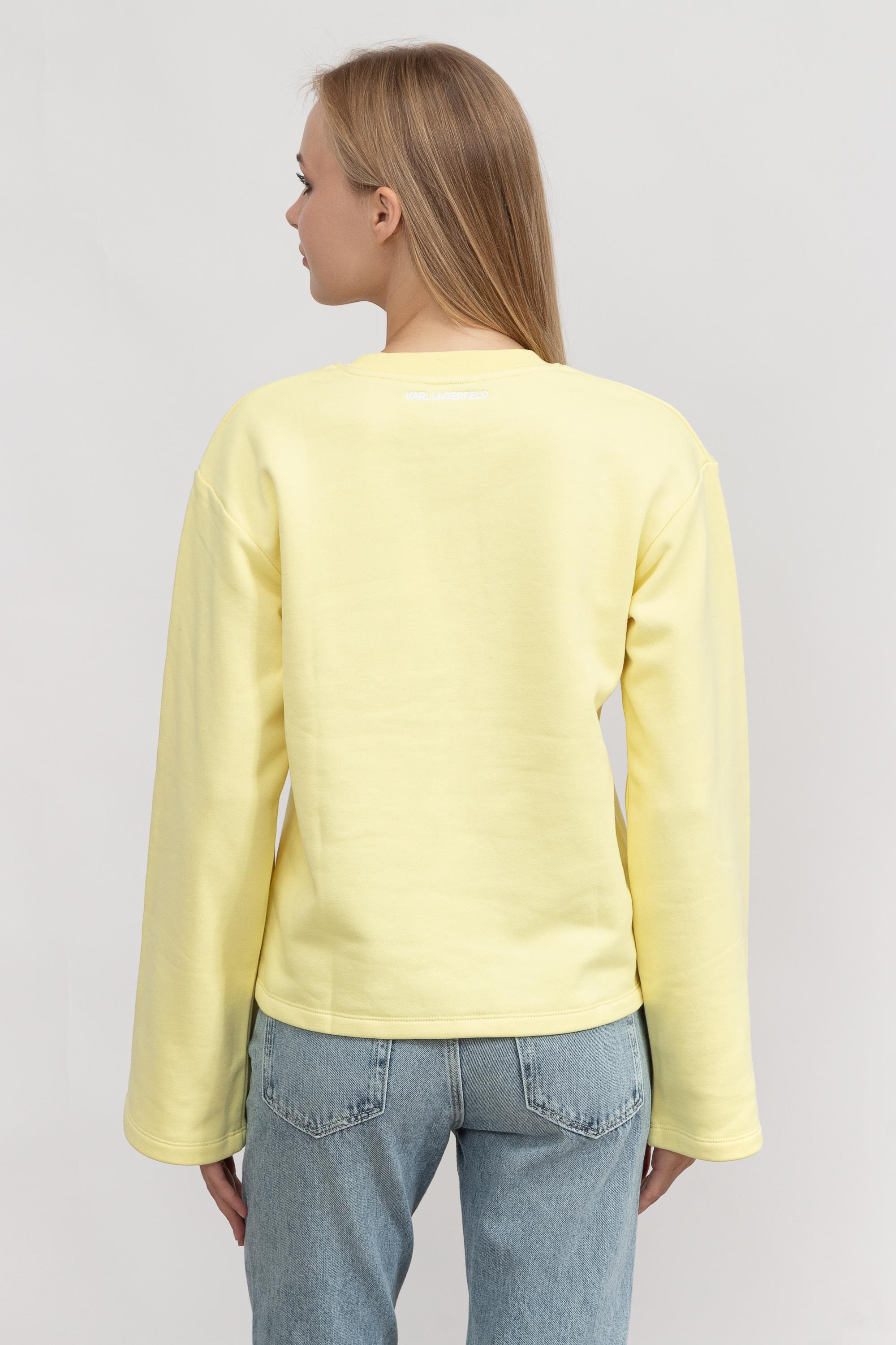 Karl Lagerfeld Signature Kadın Bisiklet Yaka Sweatshirt