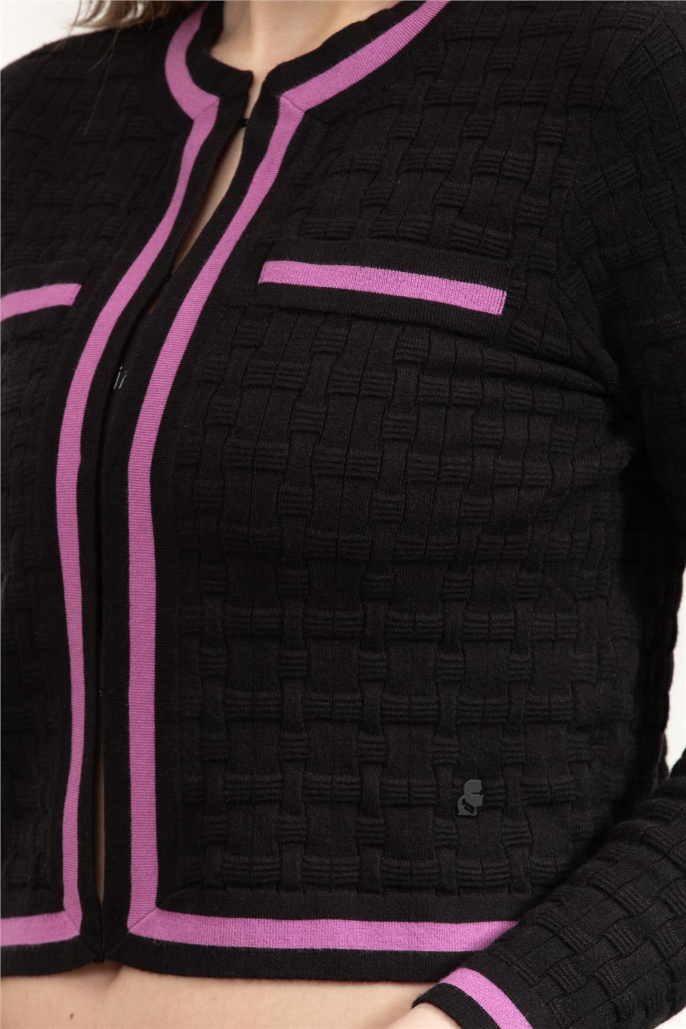 Karl Lagerfeld Textured Classic  Kadın Hırka