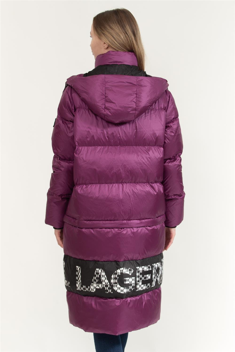 Karl Lagerfeld Transformer Long Down Kadın Mont