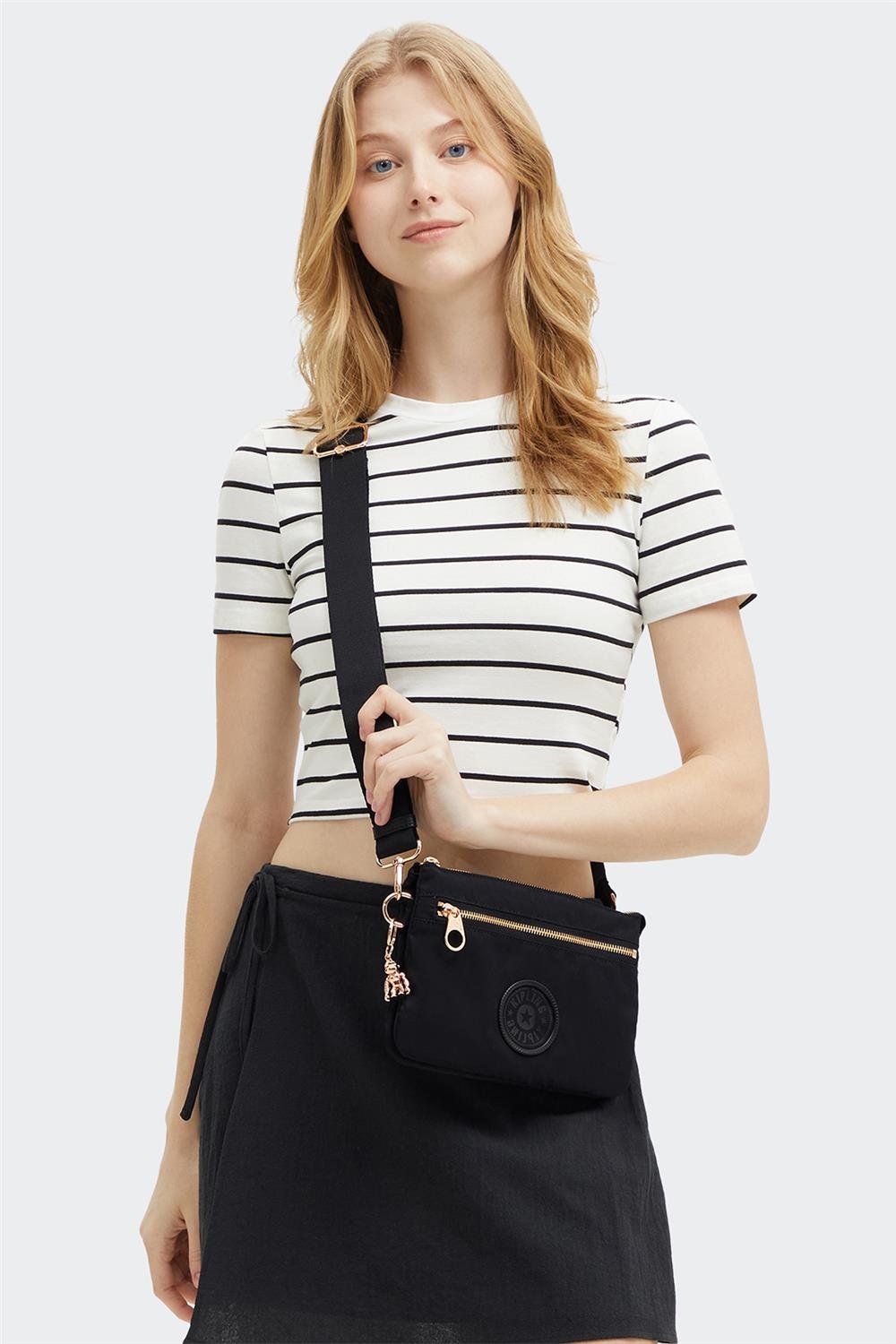 Kipling Riri Zip Charm Kadın Mini Omuz Çantası
