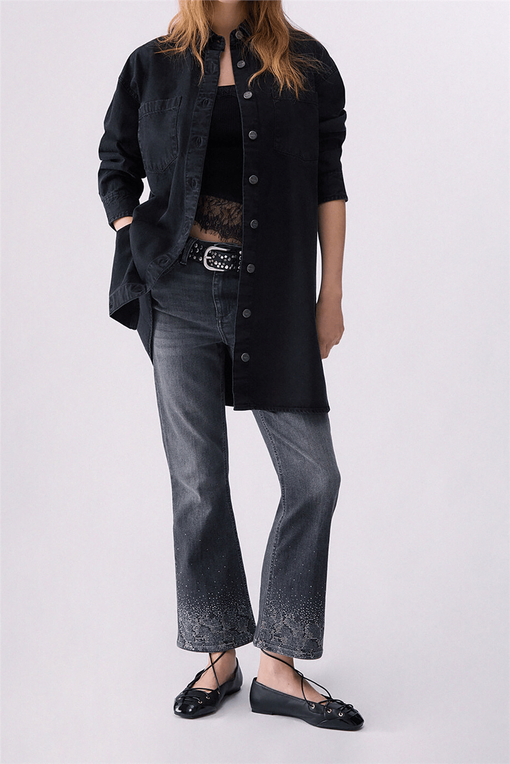 Liu Jo Abito Camicia Denim Kadın Elbise