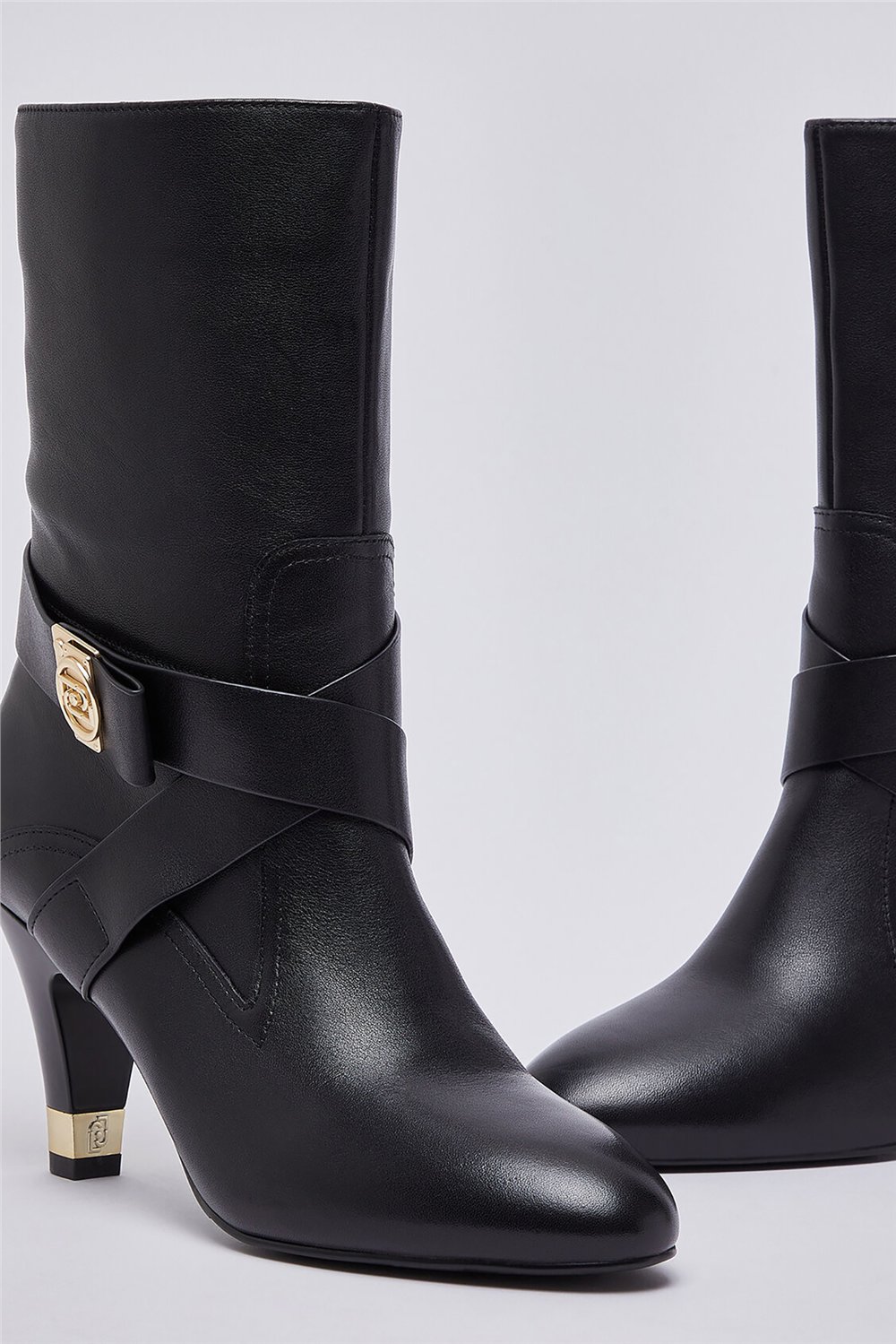 Liu Jo Blake 02 - Ankle Boot Baby Calf Leather Black Kadın Bot Siyah