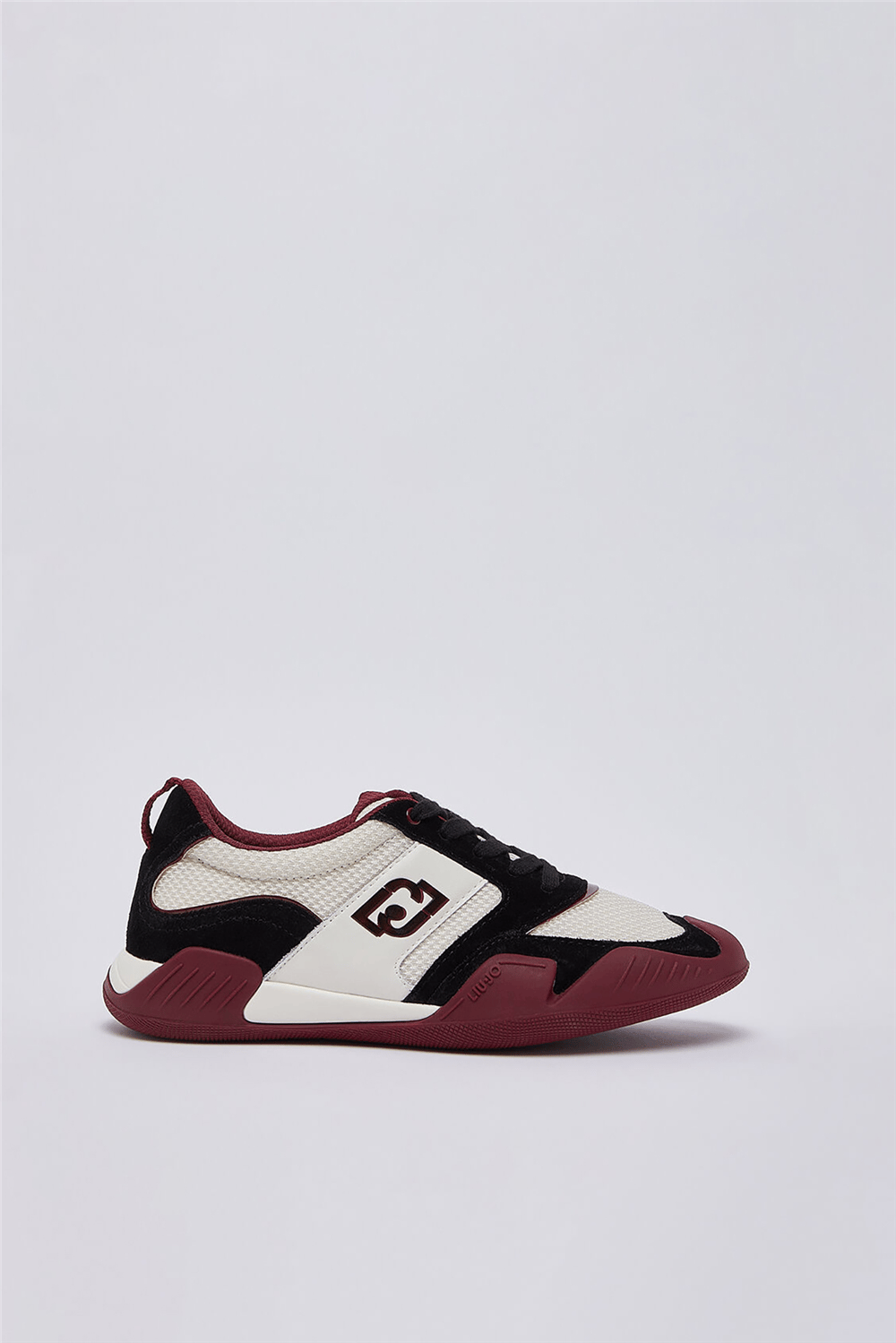 Liu Jo Blossom 02 - Sneaker Cow Suede/Mesh/Calf Milk/Black Kadın Sneaker
