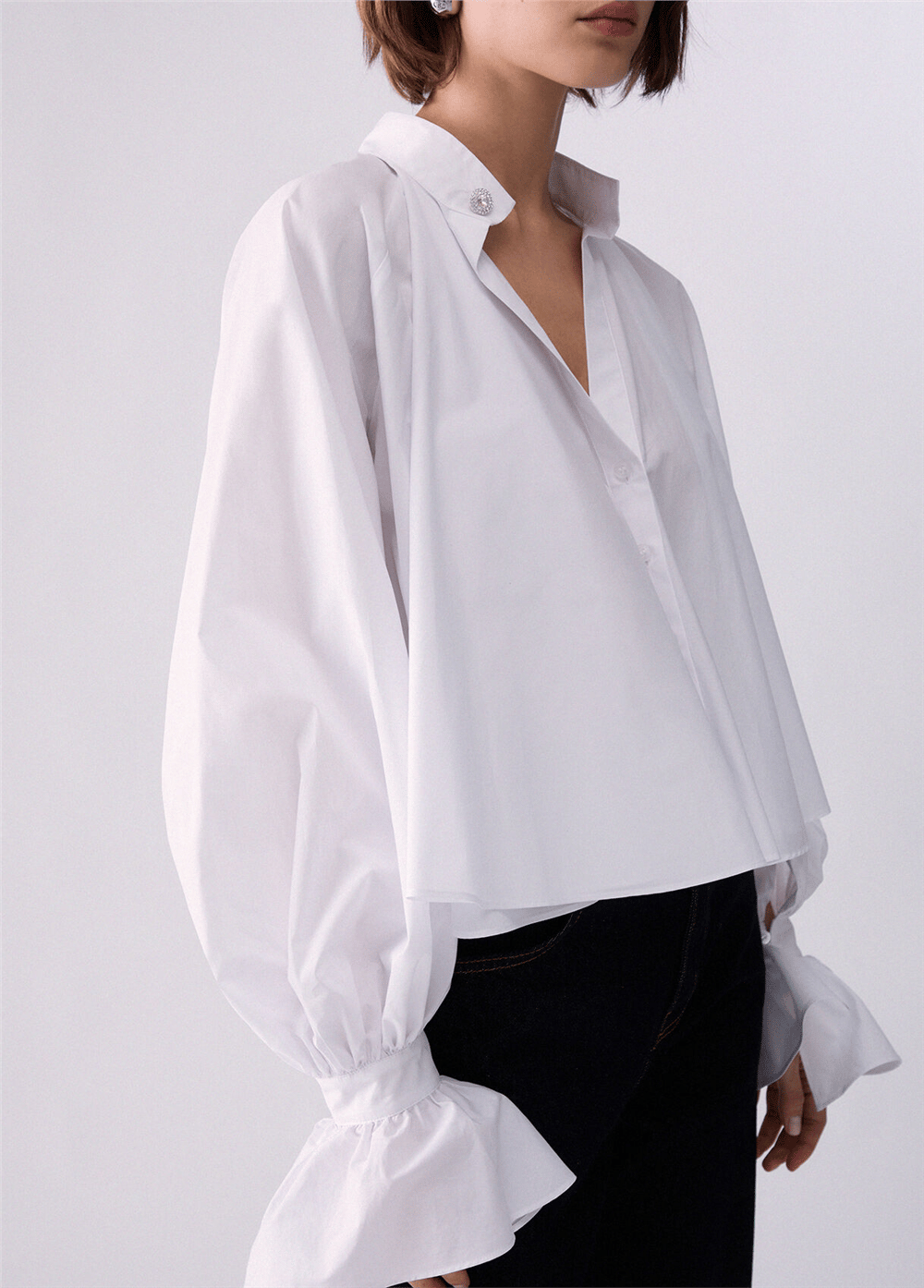 Liu Jo Camicia Ts M/L Kadın Gömlek Beyaz