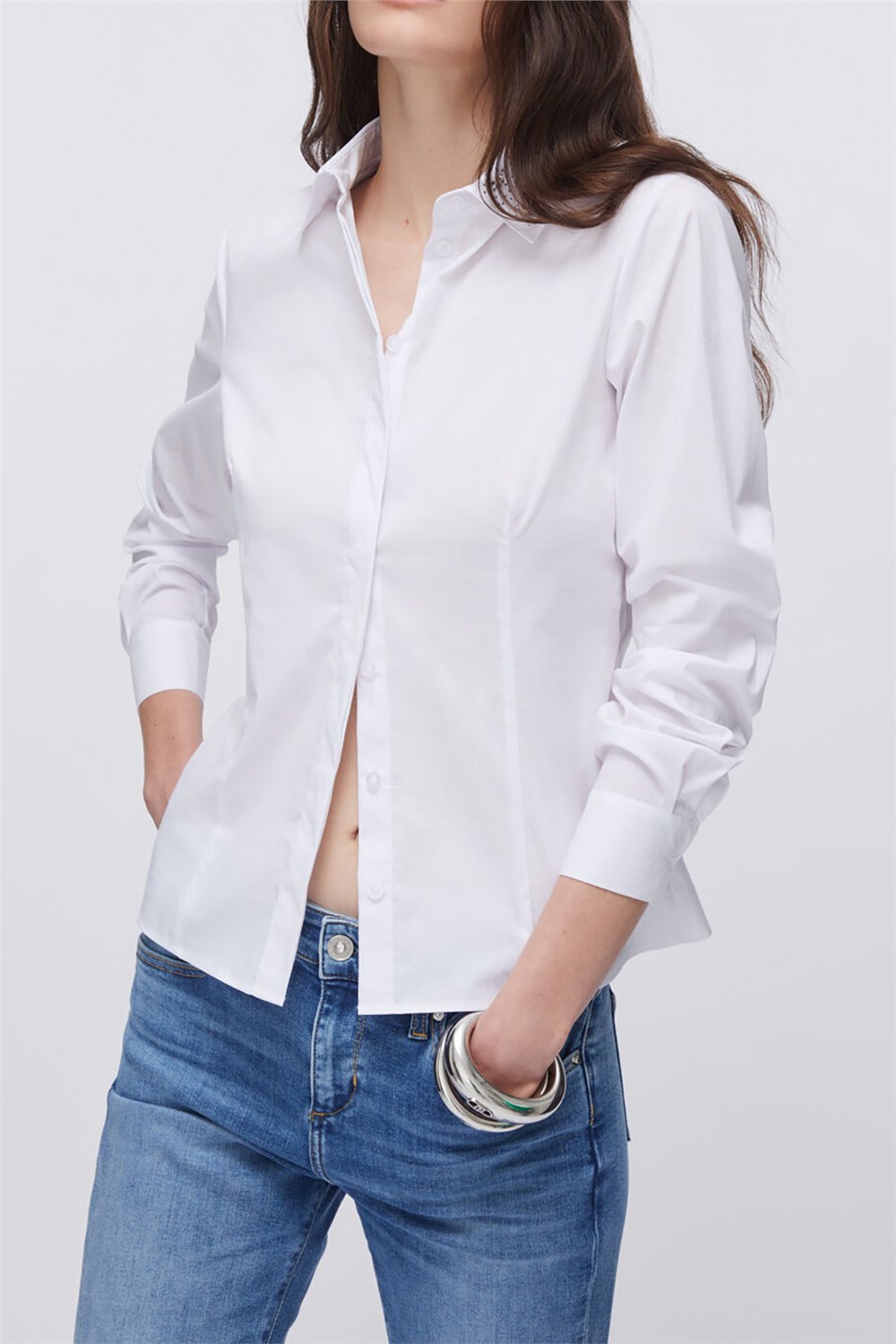 Liu Jo Camicia Ts M/L Kadın Gömlek Beyaz