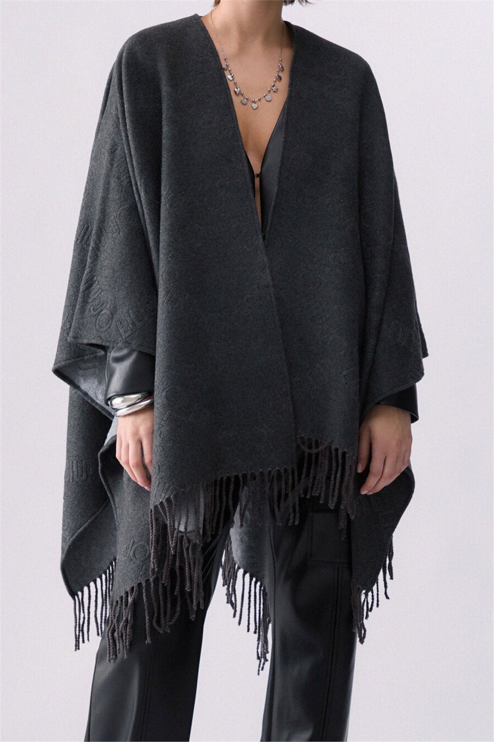 Liu Jo Cappa/Poncho Tessut3 Kadın Panço