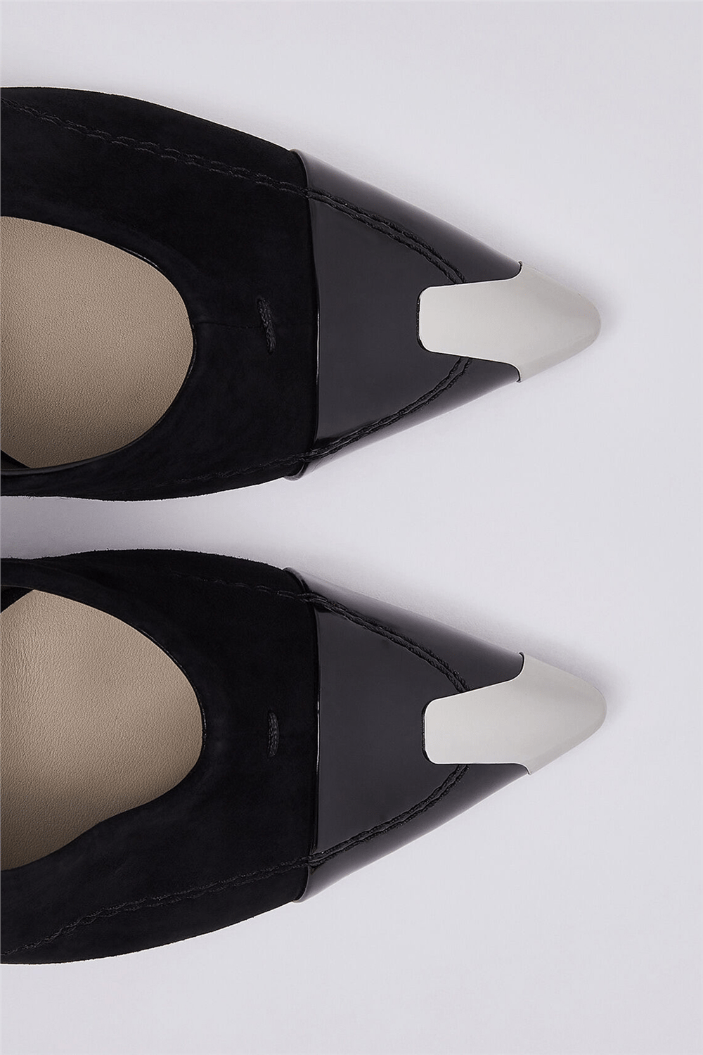 Liu Jo Demi 16 - Decollete Kid Suede/Box Spread Black Kadın Topuklu Ayakkabı Siyah