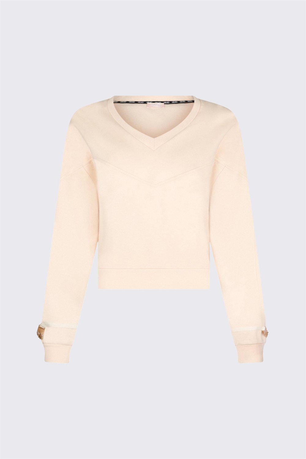 Liu Jo Ecs Felpa Chiusa Kadın Bisiklet Yaka Sweatshirt