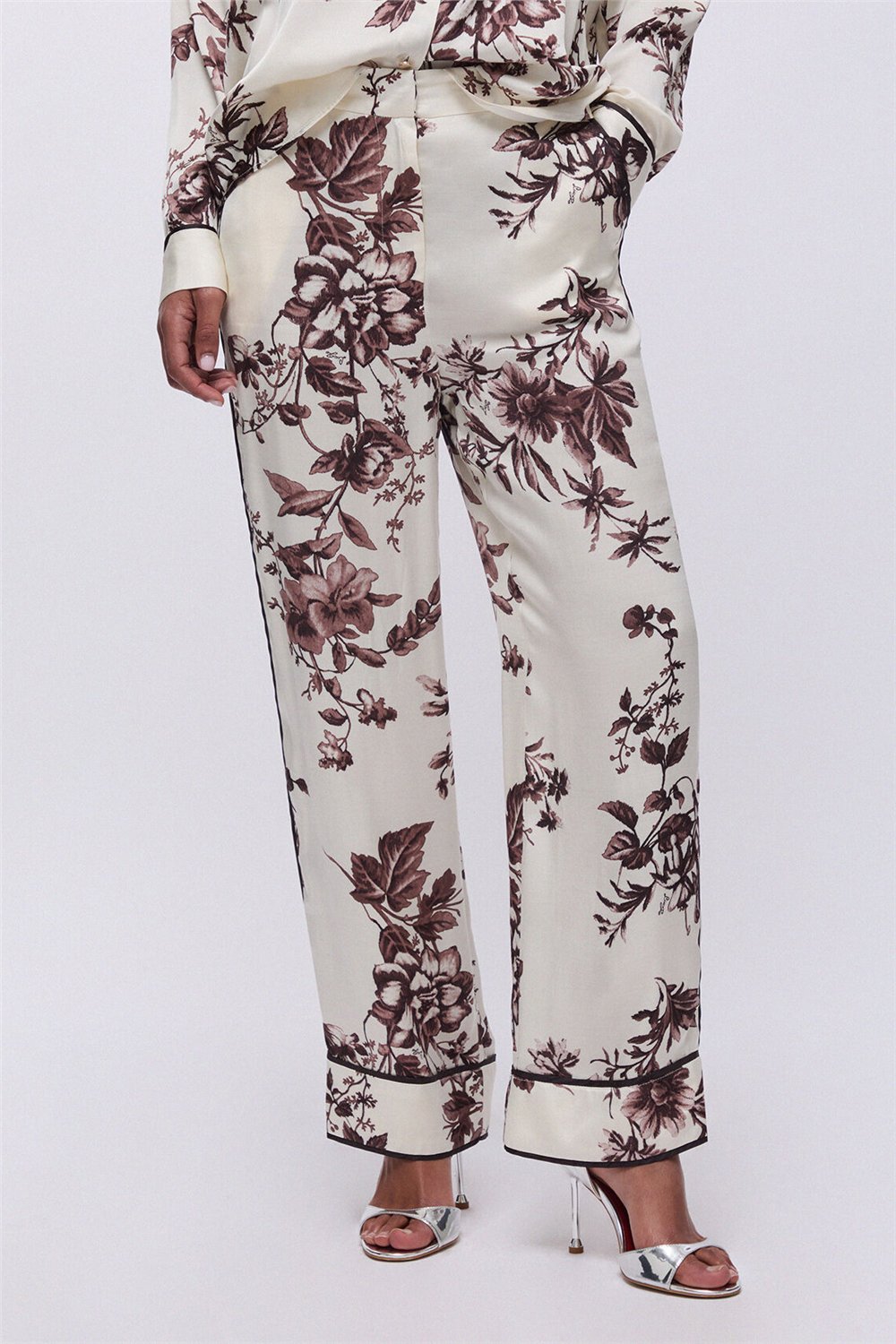 Liu Jo Ecs Pant. Con Piping Kadın Pantolon Çok Renkli