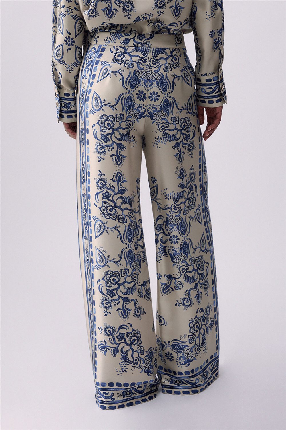 Liu Jo Ecs Pant.Palazzo Kadın Pantolon Çok Renkli