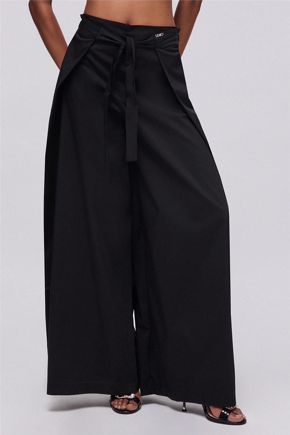 Liu Jo Ecs Pant.Lungo T.Unita Kadın Plaj Pantolonu Siyah